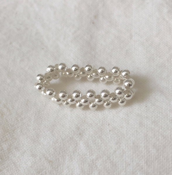 [moat] Ball Beads Ring (Silver925)