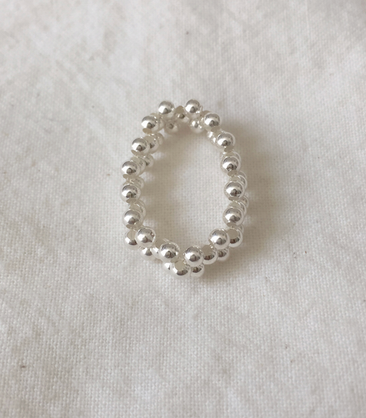 [moat] Ball Beads Ring (Silver925)