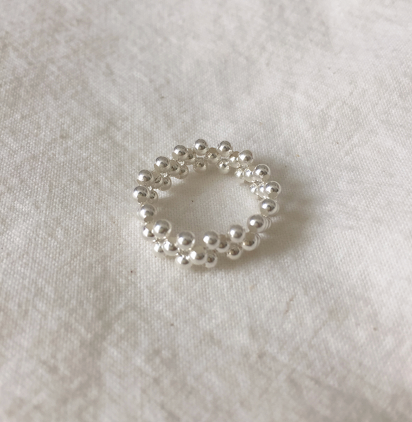 [moat] Ball Beads Ring (Silver925)