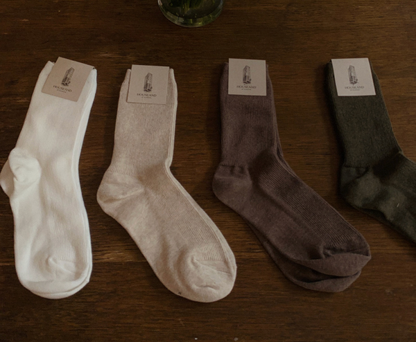 [SLOWAND] # SLOWMADE House Slowand Daily Socks