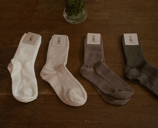 [SLOWAND] # SLOWMADE House Slowand Daily Socks