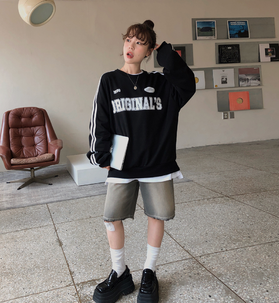 [VINVLE] Original's Lettering Sweatshirt