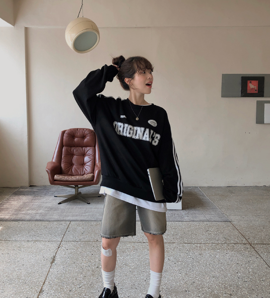 [VINVLE] Original's Lettering Sweatshirt