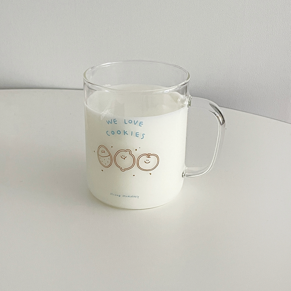 [second morning] Cookie Glass Cup 430ml