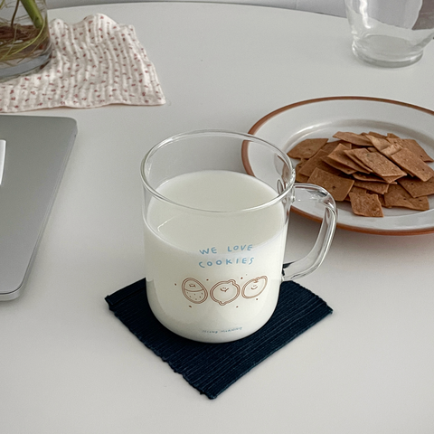 [second morning] Cookie Glass Cup 430ml