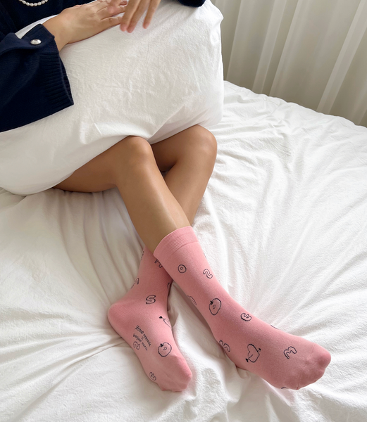 [second morning] Heart Socks