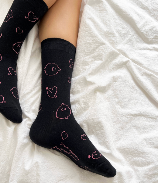 [second morning] Heart Socks