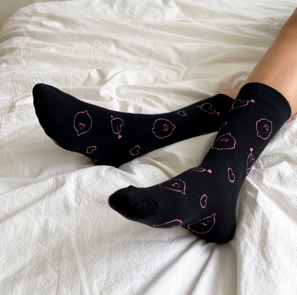 [second morning] Heart Socks