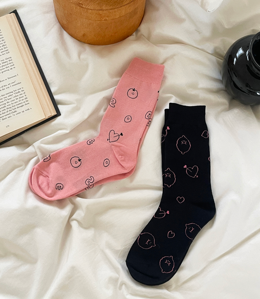 [second morning] Heart Socks