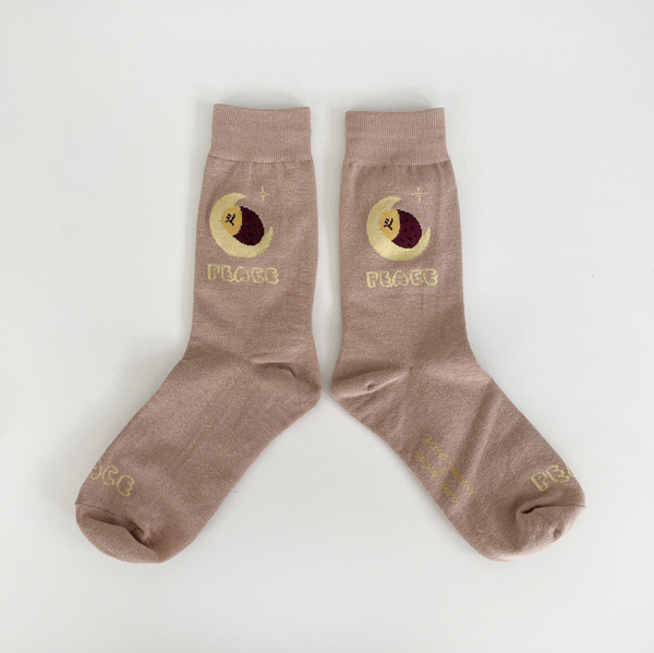 [second morning] Lettering Socks