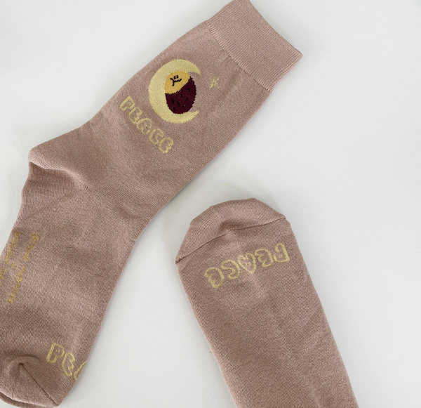 [second morning] Lettering Socks