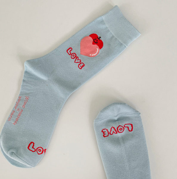 [second morning] Lettering Socks