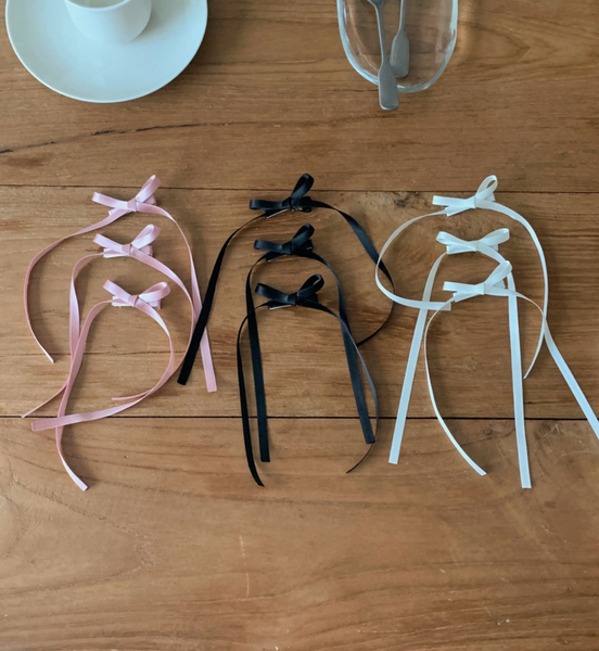 [SOYE PI-NE] Long Ribbon Hairpin Set