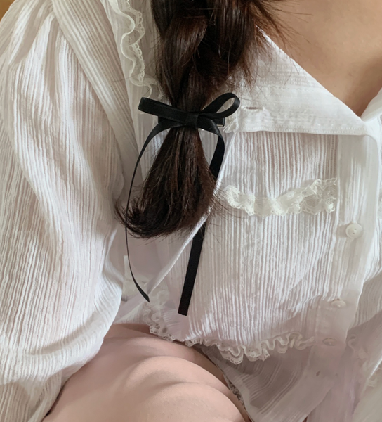 [SOYE PI-NE] Long Ribbon Hairpin Set