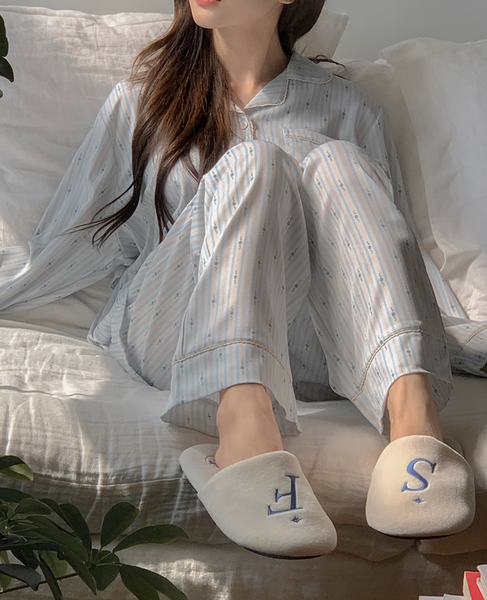 [Juuneedu] Mone Flower Stripe Pyjamas