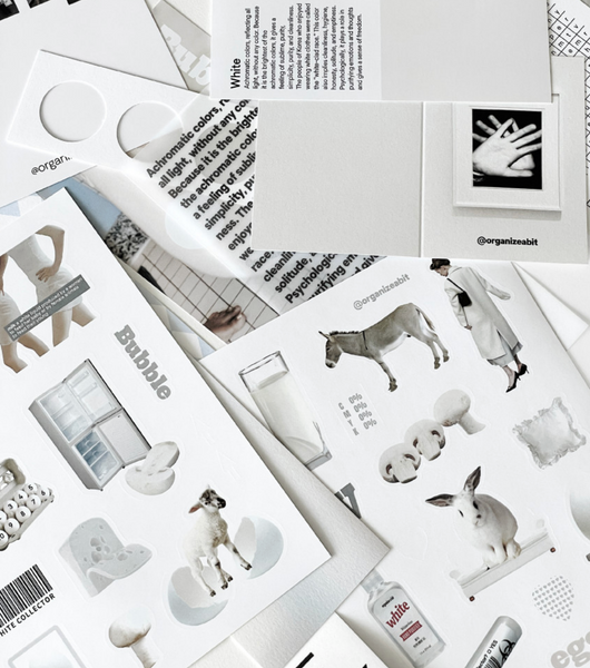 [oab studio] Tone Pack White Sticker Pack