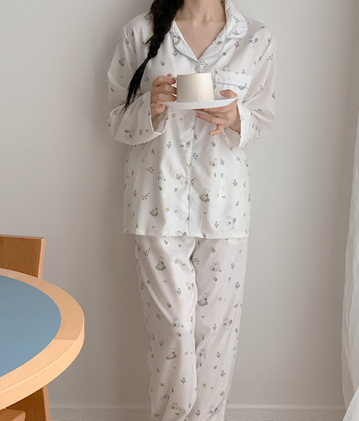 [Juuneedu] BUDDY Long-Sleeved Pyjama Set