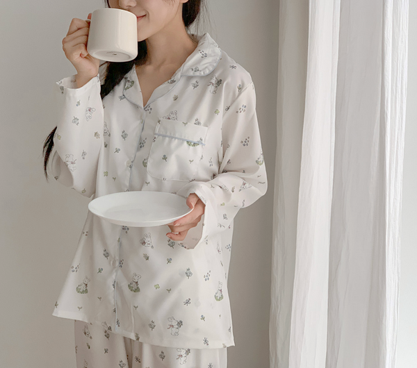 [Juuneedu] BUDDY Long-Sleeved Pyjama Set