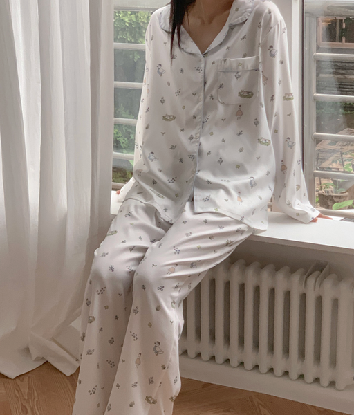 [Juuneedu] BUDDY Long-Sleeved Pyjama Set