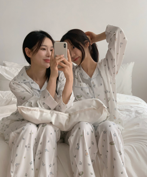 [Juuneedu] BUDDY Long-Sleeved Pyjama Set