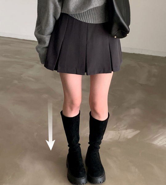 [CREAM CHEESE] More Pleats Mini Skirt