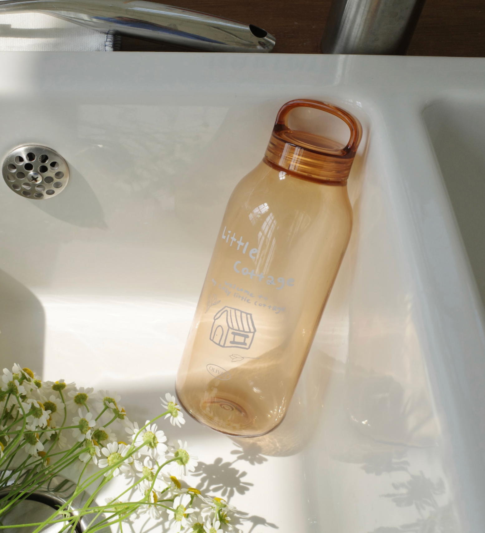 [OLIVET] KINTO Little Cottage Water Bottle 500ml