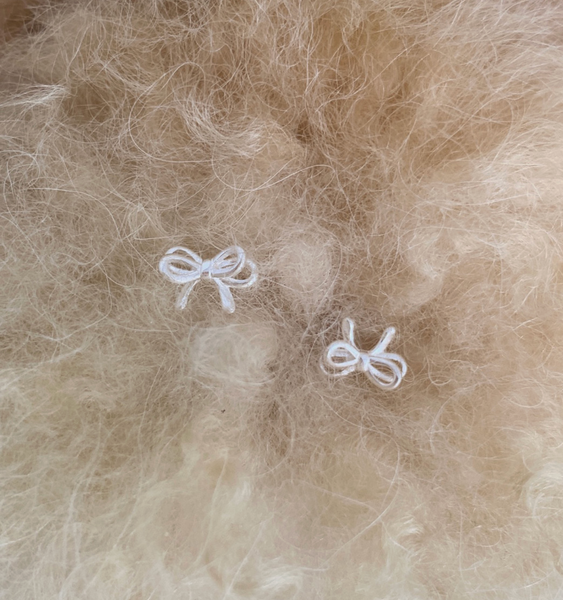 [SOYE PI-NE] Pony Ribbon Knot Earrings