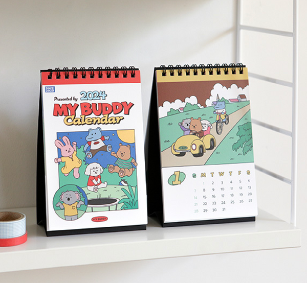 [DAILYLIKE] 2024 My Buddy Mini Calendar