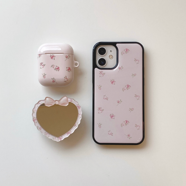 [Romantic Mood] Petit Flower Glossy Airpods Case
