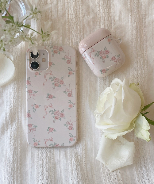 [Romantic Mood] Ribbon Collection Glossy Hard Case