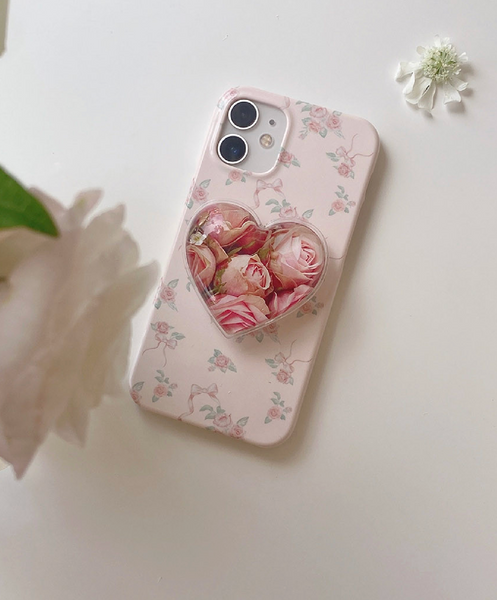 [Romantic Mood] Ribbon Collection Glossy Hard Case