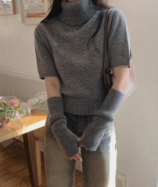 [SLOWAND] # SLOWMADE MOVE Thick Knit Warmer