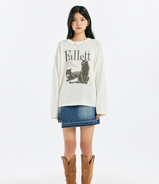 [Fallett] Deuce Nero Long Sleeve Knit