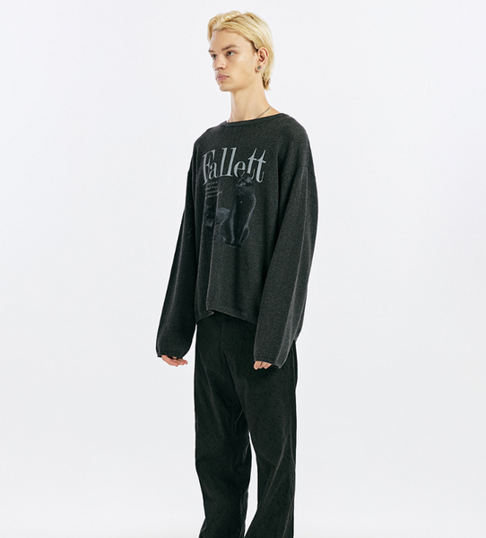 [Fallett] Deuce Nero Long Sleeve Knit