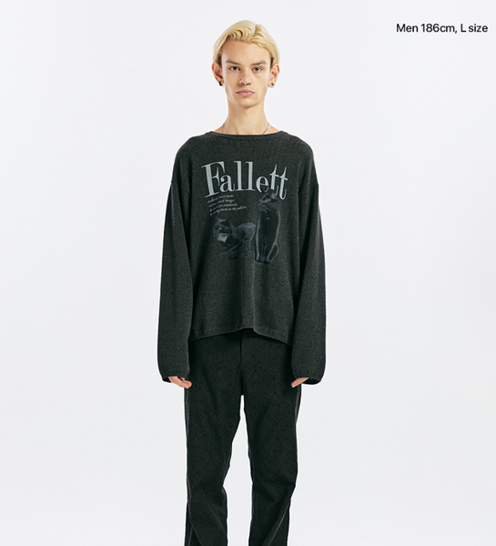 [Fallett] Deuce Nero Long Sleeve Knit