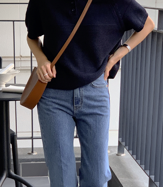 [FROM HEAD TO TOE] Straight Bootcut Denim Pants