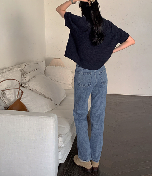 [FROM HEAD TO TOE] Straight Bootcut Denim Pants