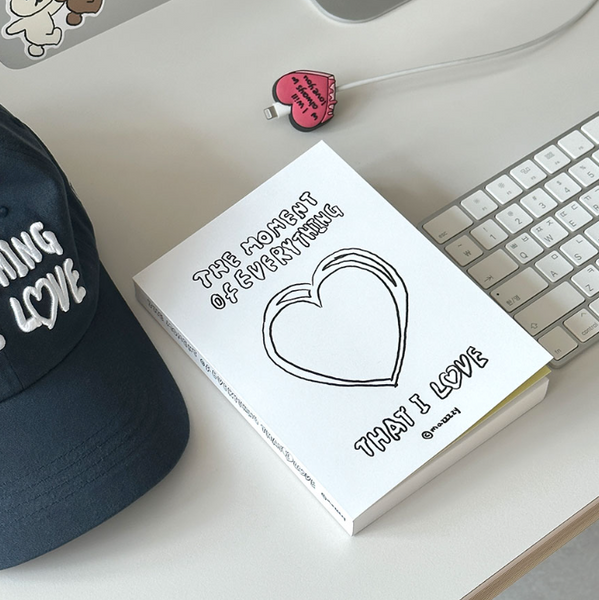 [MAZZZZY] Everything Diary (heart / white)