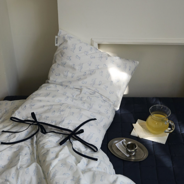 [MAISON DE ROOM ROOM] String Ribbon Pillow Cover