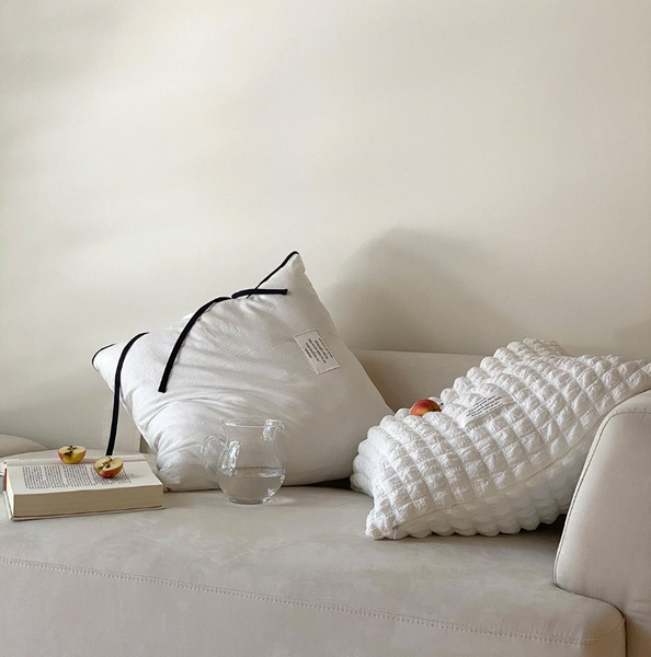 [MAISON DE ROOM ROOM] String Ribbon Pillow Cover