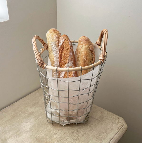 [Bracket Table] Wire Baguette Basket