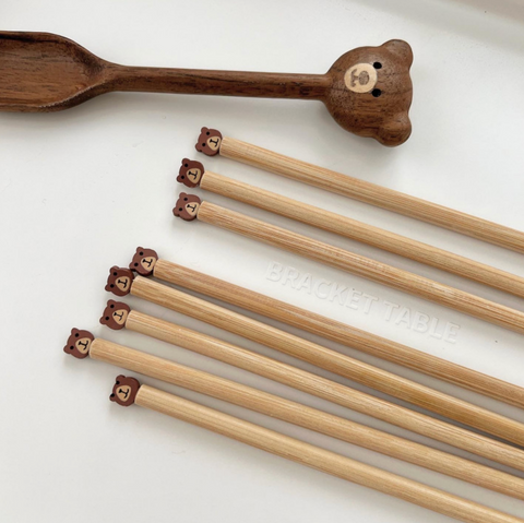 [Bracket Table] Bear Chopsticks