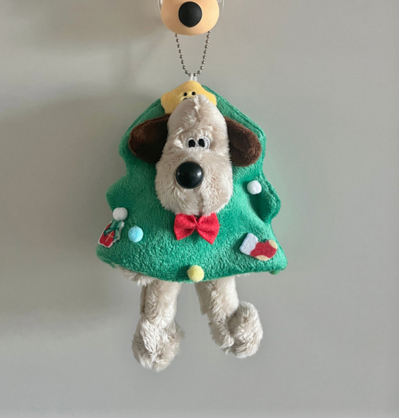 Gromit Keyring Deco Items - Christmas Tree