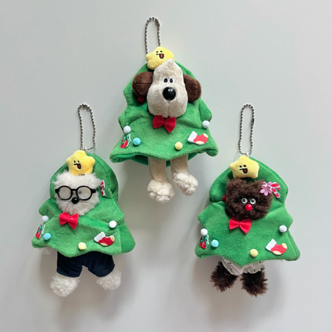 Gromit Keyring Deco Items - Christmas Tree