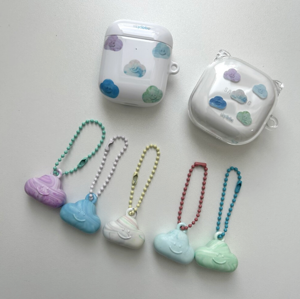[skyfolio] Upcycle Pattern Clear AirPods Case