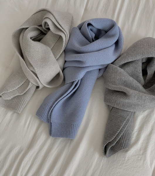 [SLOWAND] # SLOWMADE Winter Knit Muffler