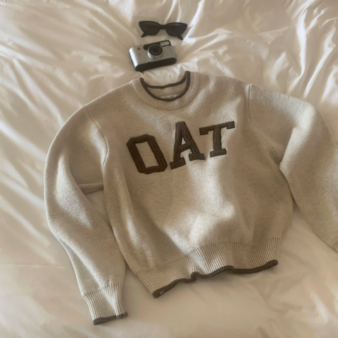 [98°C][OAT] Bookle Logo Round Knit  (PRE-ORDER)