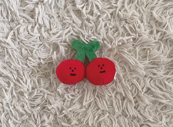 [malling booth] Cherry Face Keyring