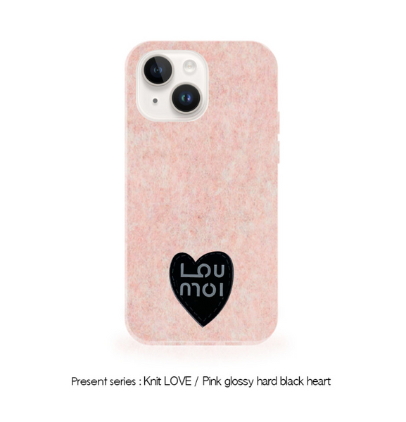 [Loumoi] Present series KNIT LOVE / Pink Phone Case