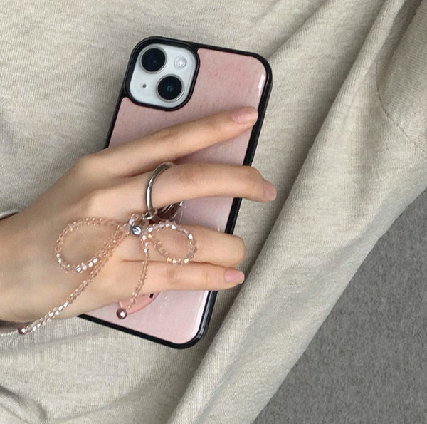 [Loumoi] Present series KNIT LOVE / Pink Phone Case